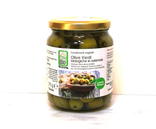 Olive Verdi Denocciolate Biologiche